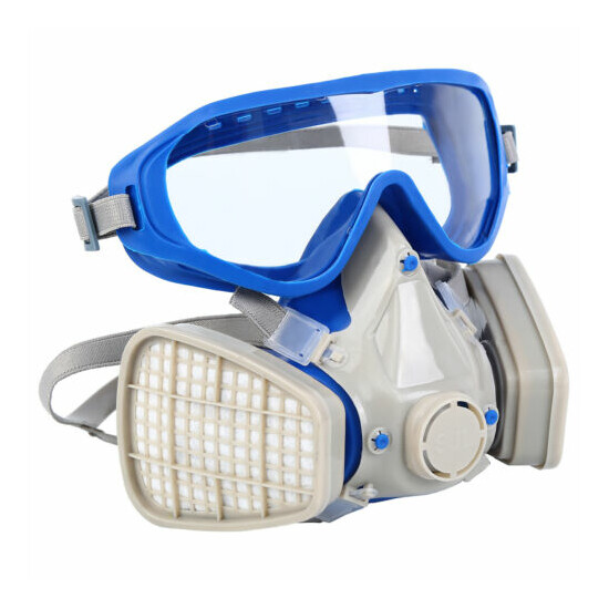 Full Face Gas Mask Cover Spraying Paint Chemical Comprehensive Respirator Mask image {4}