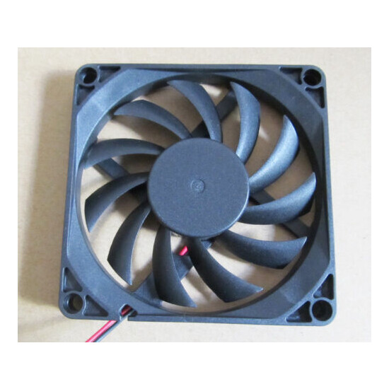 1pc Brushless DC Cooling Fan 80x80x10mm 8010 11 blades 5V 12V 24V 0.15A 2pin fan image {1}
