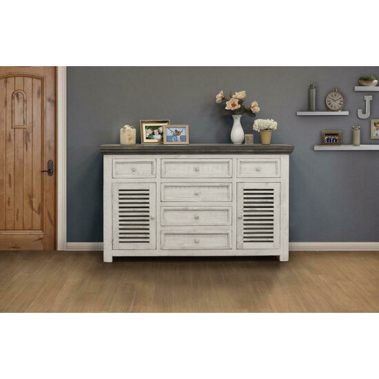 Crafters and Weavers Stonegate 6 Drawer Sideboard image {7}