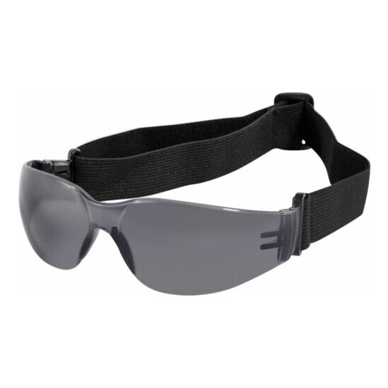 Bullhead CG5 Smoke PFT Permanent Anti Fog Safety Glasses Convertible Goggles image {4}