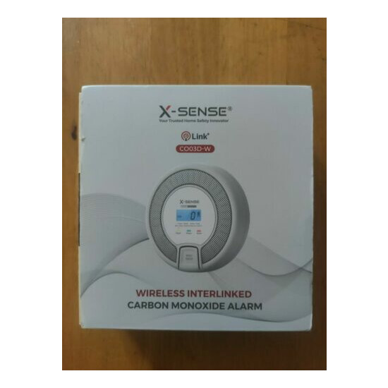 X-Sense COO3D-W Carbon Monoxide Alarm New - damaged box image {1}