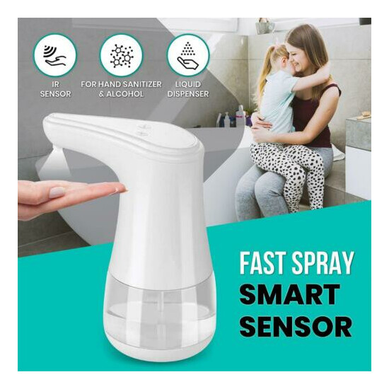 Automatic Touchless Soap Dispenser Non-Contact Sprayer Alcohol, Gel, Foam Types image {5}