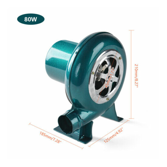 80W Combustion Blower Stove Fire Electric Fan for Barbecue Melting Forge Stove  image {3}