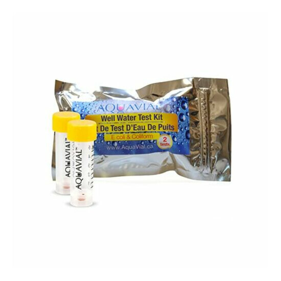 AquaVial Well Water Testing Kit 2 Pack | E Coli and Coliform Water Test Kit |... image {1}