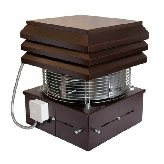 Chimney Fan For Fireplace Barbecue Exhaust Fan Flue Fan 110 Volts Pro-model image {1}