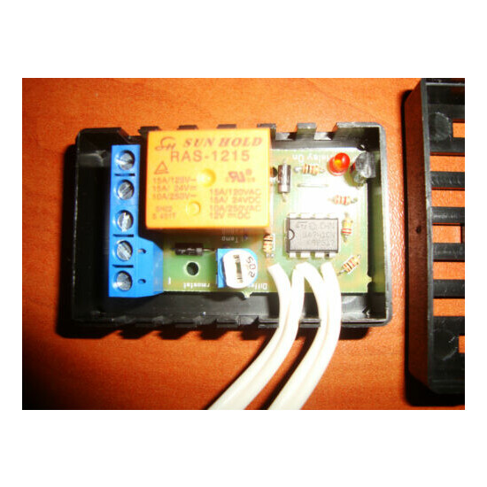 DIFFERENTIAL THERMOSTAT SOLAR WATER HEATING PUMP CONTROLLER 12V 10A LONG SENSORS image {2}