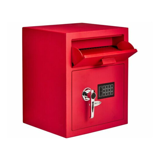 AdirOffice Steel Mountable Digital Security Keypad Depository Safe image {19}