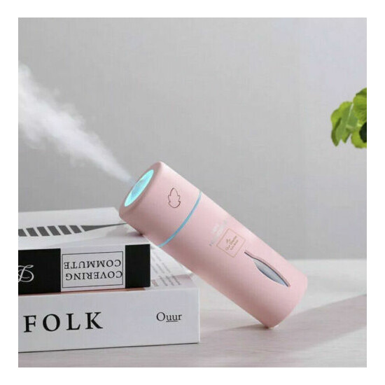 Portable USB LED Mini Car Home Humidifier Aroma Oil Diffuser Mist Purifier image {1}