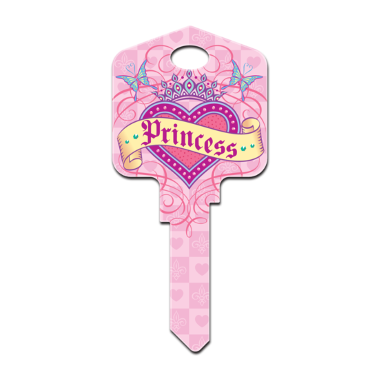 Pampered Girls Princess House Key Blank - Collectable Key - Locks - Keys image {1}