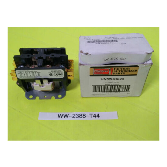 Brand New Factory Authorized Parts HN52KC024 2 Pole Contactor, 24V, 30A, 50/60Hz image {1}