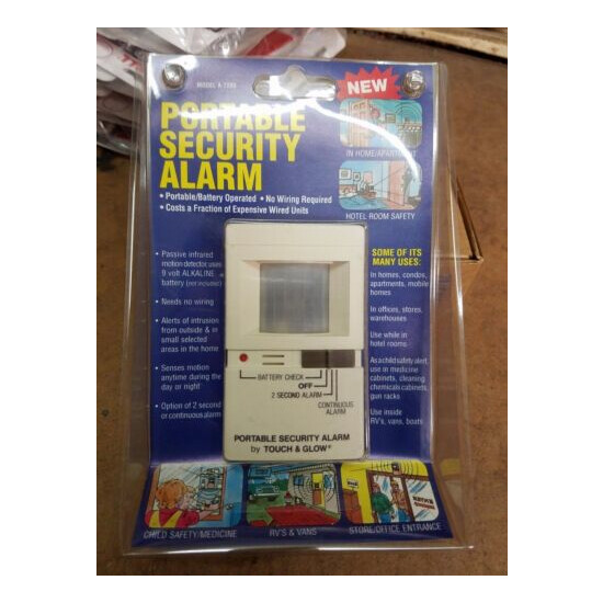 New Bright Image portable security alarm model# A7200 NOS image {1}