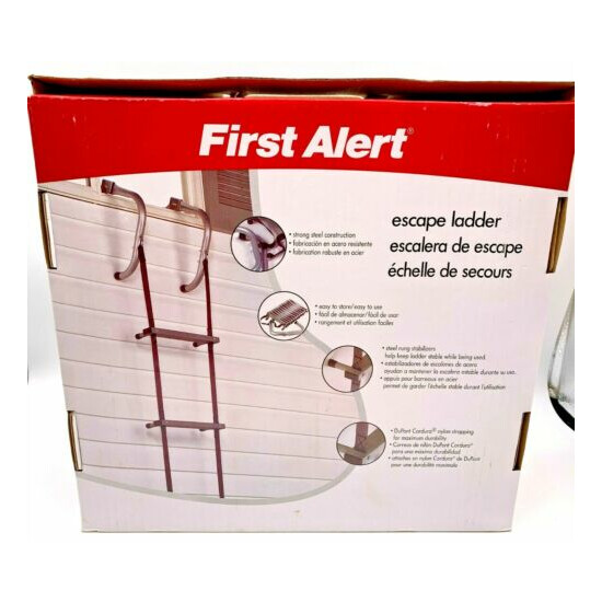 First Alert EL52-2 Portable Fire Escape Ladder, 2-Story, 14-Ft. New Open Box image {2}