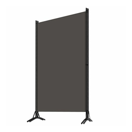3-Panel Room Divider Anthracite 102.4"x70.9" New Sytle KO image {3}