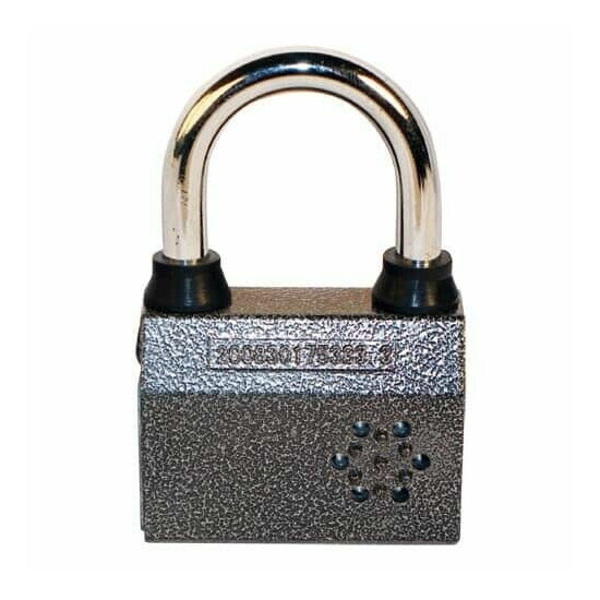 SMALL ALARM PADLOCK SIREN ALARMED MINI LOCK FOR SECURITY AND PROTECTION image {2}