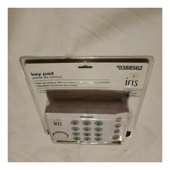 Iris Key Pad Panel Control New Old Stock Speaker Siren PIN Mounting Hardware  image {4}