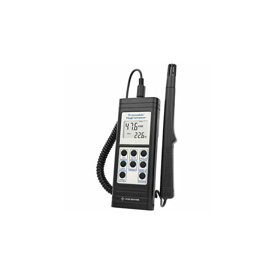 Digi-Sense 37950-11 Thermohygrometer w/RS-232, Alarm, 10 to 95% RH image {1}