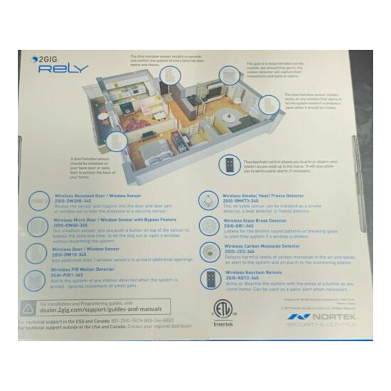 2Gig Rely Home Security Console image {3}