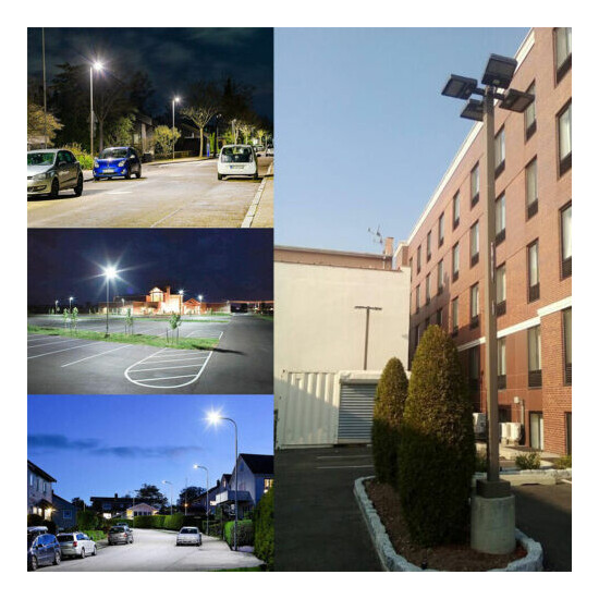 LED Parking Lot Light 150W 200W 300W Outdoor Shoebox Area Pole Fixtures Street Thumb {31}