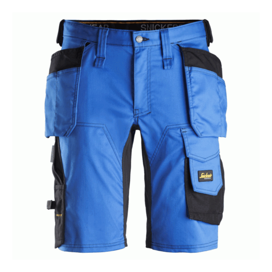 Snickers 6141 AllroundWork Stretch Shorts Holster Pockets - True Blue image {4}