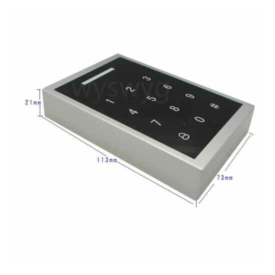Waterproof Touch Sensor Keypad with 125KHz ID EM Reader Door Access Control image {3}
