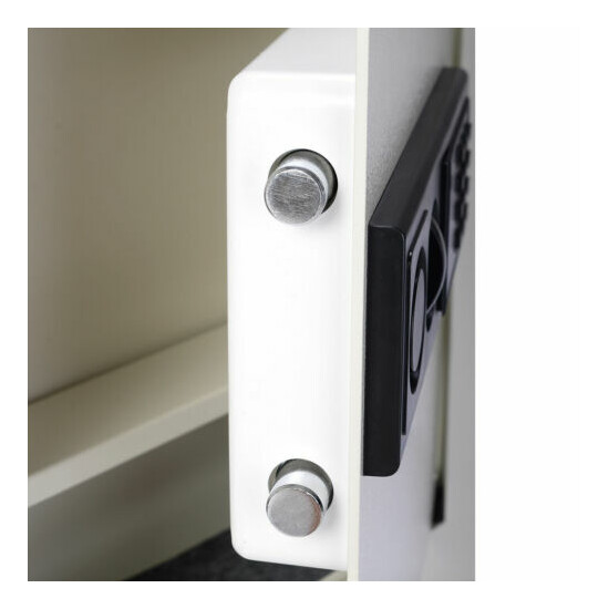 0.8CF Digital Flat Recessed Wall Safe Home Security Lock Gun Cash Box Office image {3}