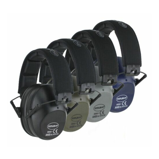 (4) 2 Series Shooting Ear Muffs Range Noise Reduction Hearing Protection & Case Thumb {1}