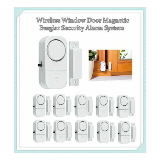 Wireless Entry Alarm Home Security Door Window Magnetic Sensor Auto Dial Burglar image {1}