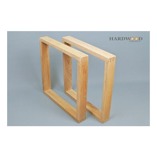 Set of Solid Wood Table Legs Frames Bench Coffee Kitchen Table image {3}