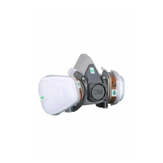 3M 6200 Respirator Painting Half Face Size Medium W/ Cartridge Filters image {1}