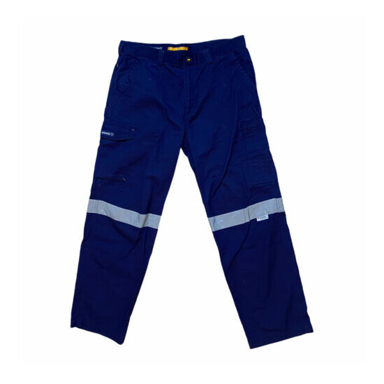 Men's Workhorse MPA004 Vented Cargo Cool taped trousers 97R 100% cotton navy  image {4}
