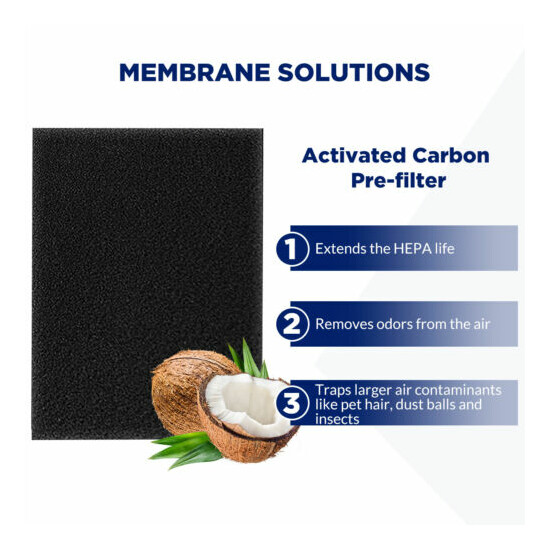 9 HEPA Filter R Replacement + 8 Carbon Filters for Honeywell HPA300 Air Purifier image {3}