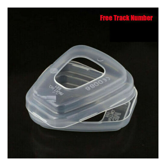 2 x 501 Filter Retainer cover for 6200 6800 7502 Respirator Facepiece gas mask image {4}