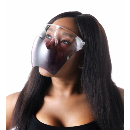 Face Shield Glasses + Carrying Pouch image {15}