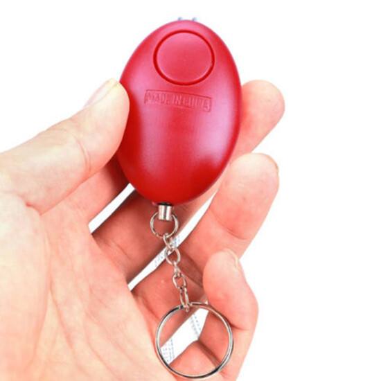 New Self Defense Keychain Personal Alarm Emergency Survival Whistle Keyring image {1}