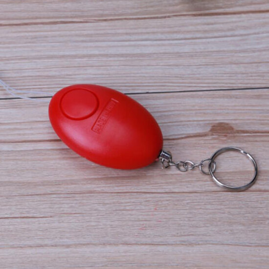 New Self Defense Keychain Personal Alarm Emergency Survival Whistle Keyring image {3}