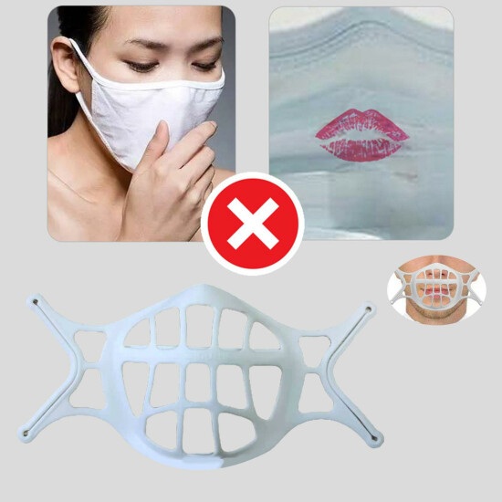 Silicone Mouth Bracket Inner Support Frame Covers for Face Mask Breathable image {10}