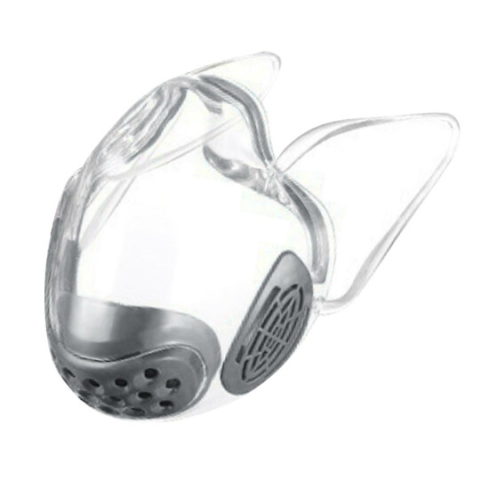 Durable Mask Face Shield Combine Plastic Reusable Transparent Face Mask image {14}