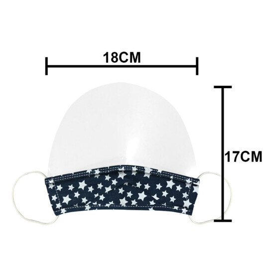 Clear Face Shield Safety Anti Fog Face Cover Balaclava Protection Easy Clean image {9}