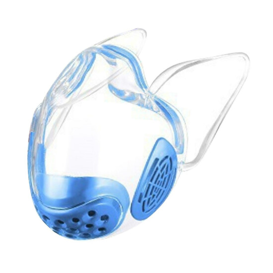 Durable Mask Face Shield Combine Plastic Reusable Transparent Face Mask image {8}