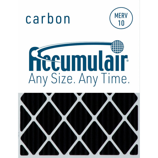 22x22x4 (Actual Size) Accumulair Carbon Odor Block 4-Inch Filter image {1}